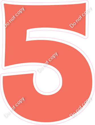 KG 12" Individuals - Flat Coral 5