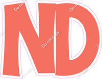 KG 12" Individuals - Flat Coral ND