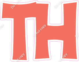 KG 12" Individuals - Flat Coral TH