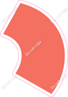 KG 12" Individuals - Flat Coral Apostrophe