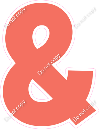 KG 12" Individuals - Flat Coral &