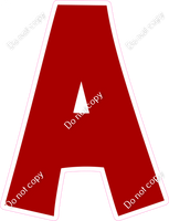 KG 12" Individuals - Flat Crimson A