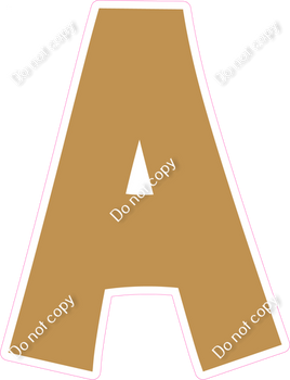 KG 12" Individuals - Flat Gold A