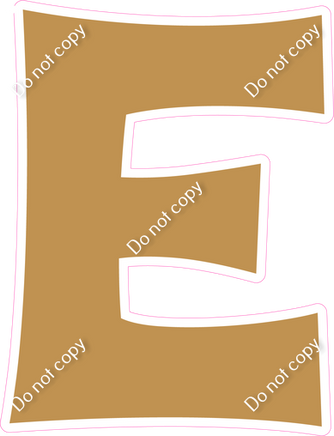 KG 12" Individuals - Flat Gold E