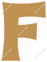 KG 12" Individuals - Flat Gold F