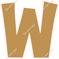 KG 12" Individuals - Flat Gold W