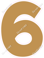 KG 12" Individuals - Flat Gold 6