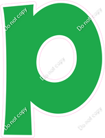 KG 12" Individuals - Flat Green P