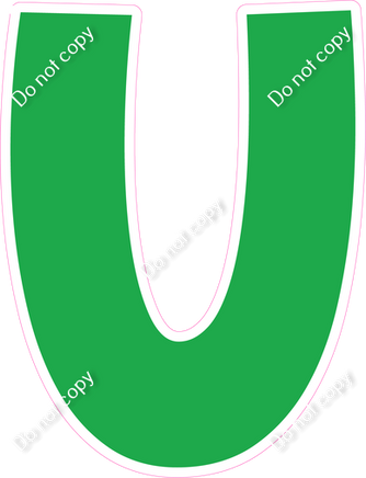 KG 12" Individuals - Flat Green U