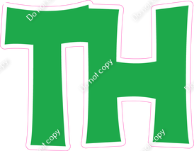 KG 12" Individuals - Flat Green TH