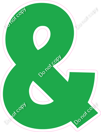 KG 12" Individuals - Flat Green &