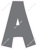 KG 12" Individuals - Flat Grey A