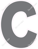 KG 12" Individuals - Flat Grey C