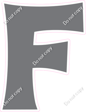 KG 12" Individuals - Flat Grey F