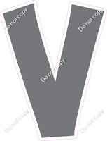 KG 12" Individuals - Flat Grey V