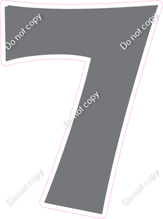 KG 12" Individuals - Flat Grey 7