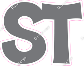 KG 12" Individuals - Flat Grey ST