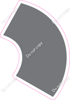 KG 12" Individuals - Flat Grey Apostrophe