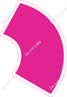 KG 12" Individuals - Flat Hot Pink Apostrophe