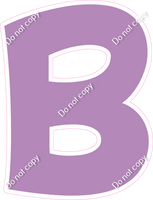 KG 12" Individuals - Flat Lavender B