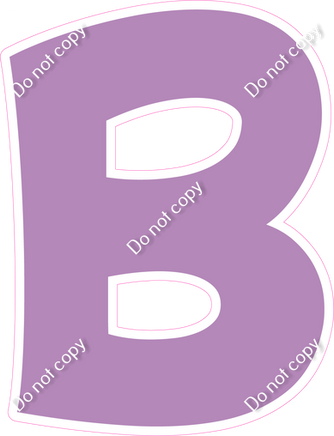 KG 12" Individuals - Flat Lavender B