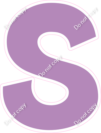 KG 12" Individuals - Flat Lavender S