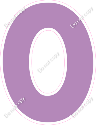 KG 12" Individuals - Flat Lavender