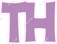 KG 12" Individuals - Flat Lavender TH