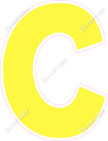 KG 12" Individuals - Flat Lemon C