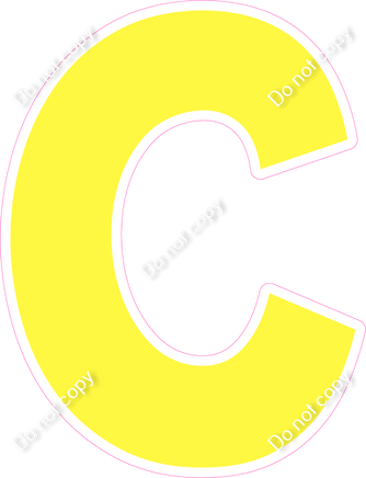 KG 12" Individuals - Flat Lemon C