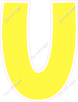 KG 12" Individuals - Flat Lemon U