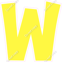 KG 12" Individuals - Flat Lemon W