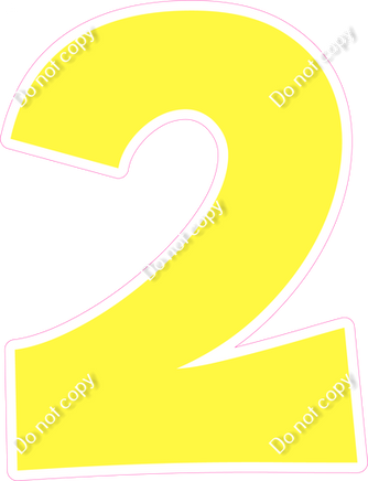 KG 12" Individuals - Flat Lemon 2