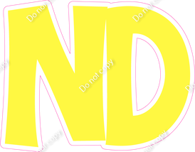 KG 12" Individuals - Flat Lemon ND