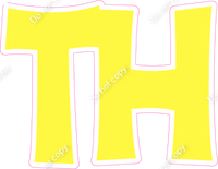 KG 12" Individuals - Flat Lemon TH