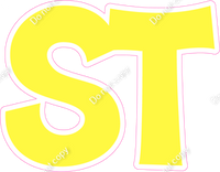 KG 12" Individuals - Flat Lemon ST