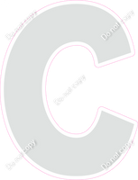 KG 12" Individuals - Flat Light Grey C