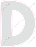 KG 12" Individuals - Flat Light Grey D