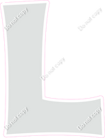 KG 12" Individuals - Flat Light Grey L