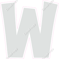 KG 12" Individuals - Flat Light Grey W