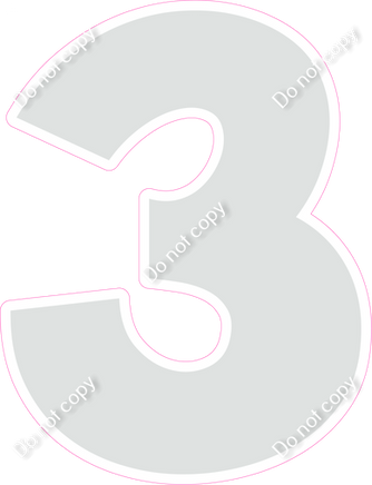 KG 12" Individuals - Flat Light Grey 3