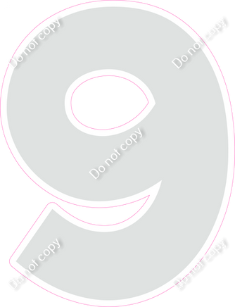 KG 12" Individuals - Flat Light Grey 9