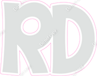 KG 12" Individuals - Flat Light Grey RD