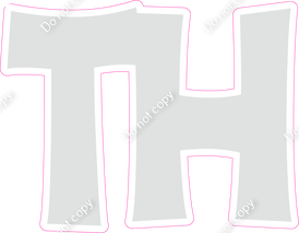 KG 12" Individuals - Flat Light Grey TH