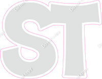 KG 12" Individuals - Flat Light Grey ST