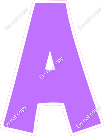 KG 12" Individuals - Flat Lilac A