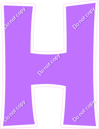 KG 12" Individuals - Flat Lilac H