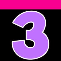 Flat - 12" KG 43 pc Number Sets Flat Lilac