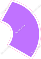 KG 12" Individuals - Flat Lilac Apostrophe