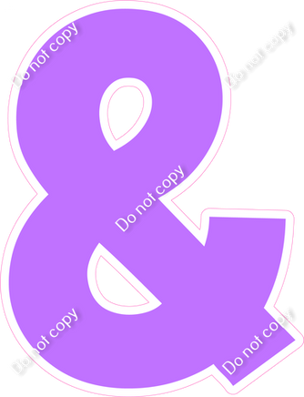 KG 12" Individuals - Flat Lilac &